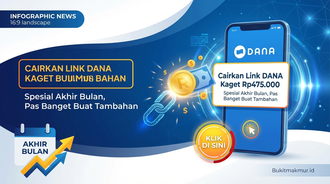 Cairkan Link DANA Kaget Rp475.000 Spesial Akhir Bulan, Pas Banget Buat Tambahan
