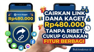 Cairkan Link DANA Kaget Rp480.000 Tanpa Ribet, Cukup Gunakan Fitur Berbagi