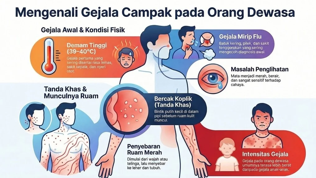 Campak pada Dewasa: Bahaya Tersembunyi yang Sering Diabaikan