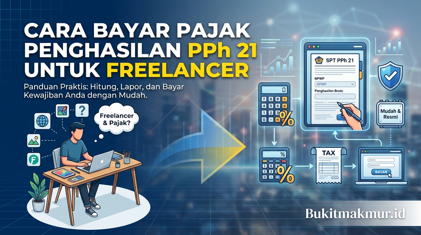 Cara Bayar Pajak Penghasilan PPh 21 untuk Freelancer