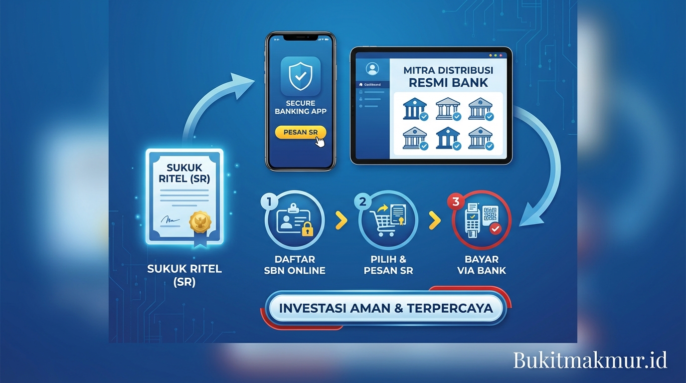 Cara Beli Sukuk Ritel (SR) Secara Online Lewat Mitra Distribusi Resmi Bank