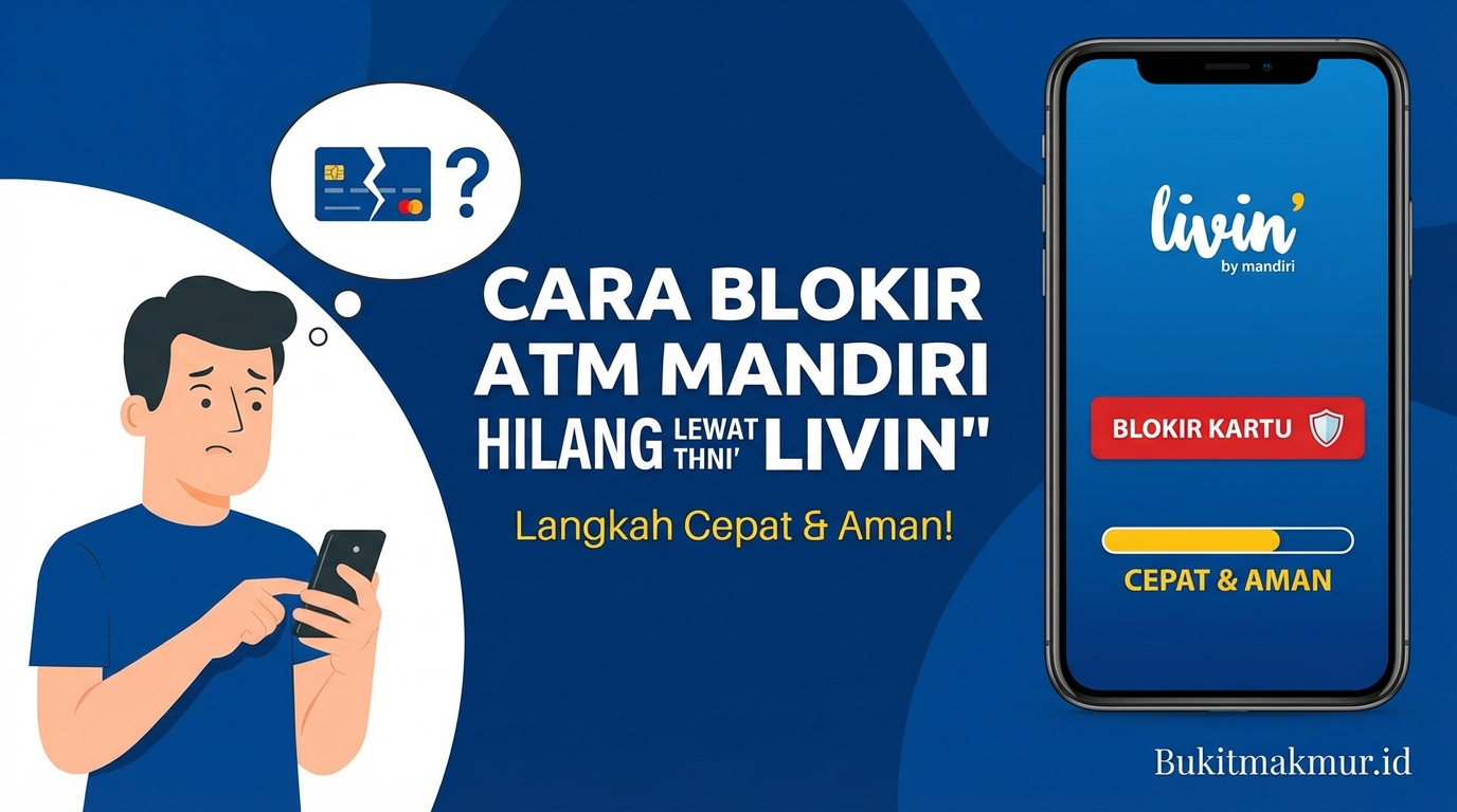 Cara Blokir ATM Mandiri yang Hilang Lewat Livin', Cepat dan Aman!