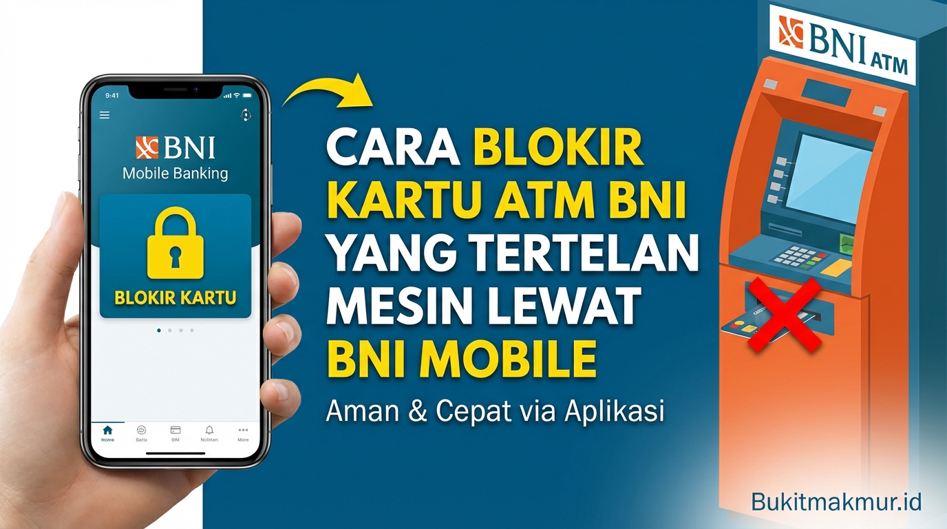 Cara Blokir Kartu ATM BNI yang Tertelan Mesin Lewat BNI Mobile