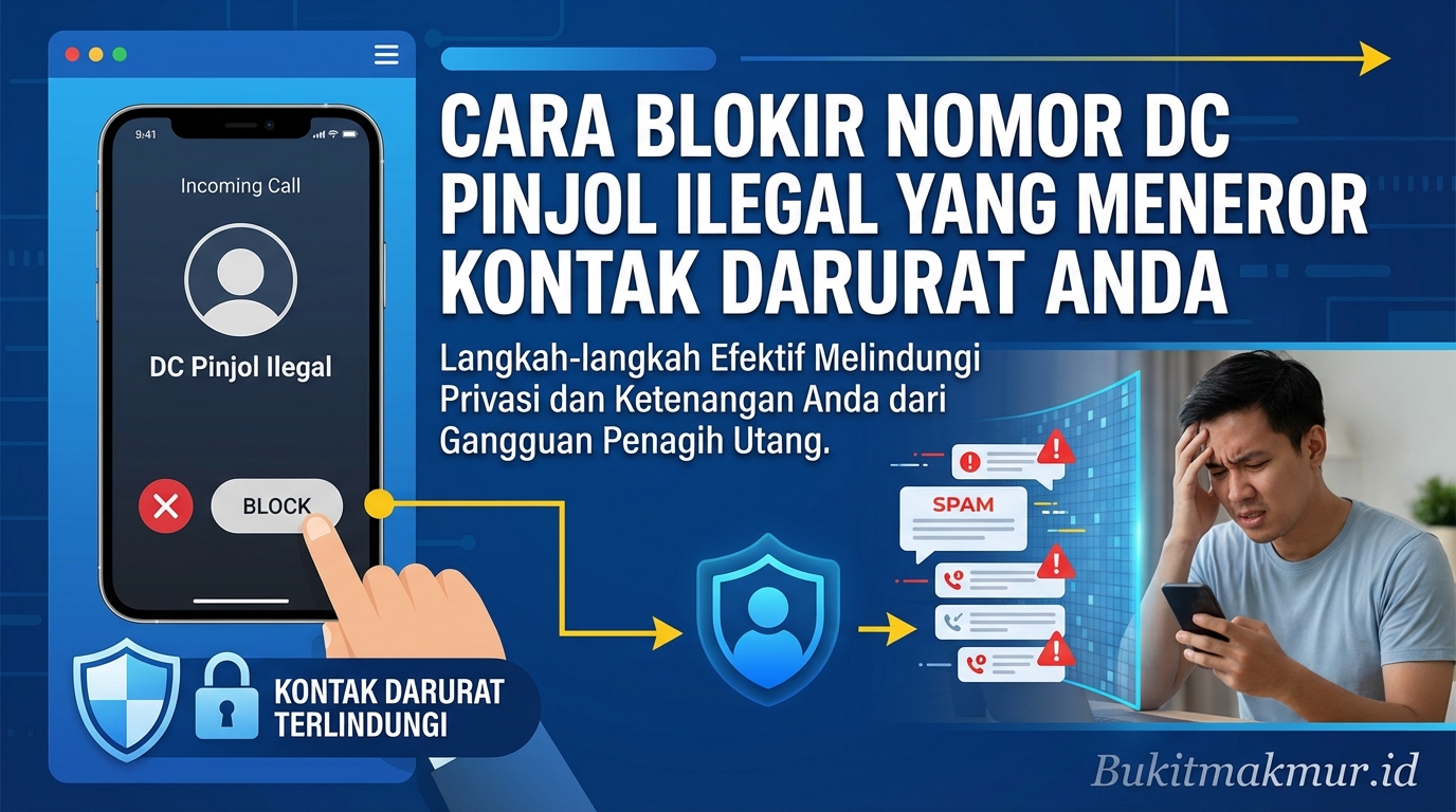 Cara Blokir Nomor DC Pinjol Ilegal yang Meneror Kontak Darurat Anda