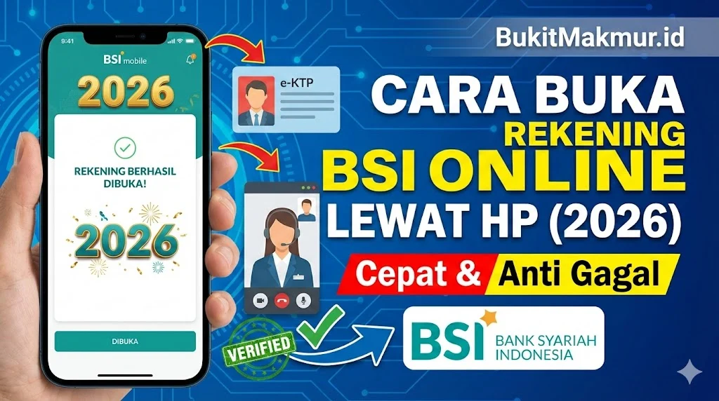 Cara Buka Rekening BSI Online 2026 - Panduan Lengkap & Terbaru