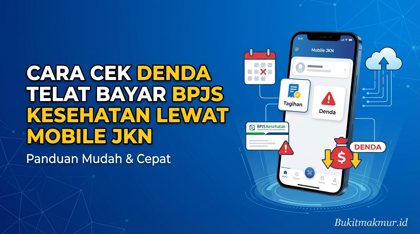 Cara Cek Denda Telat Bayar BPJS Kesehatan Lewat Mobile JKN
