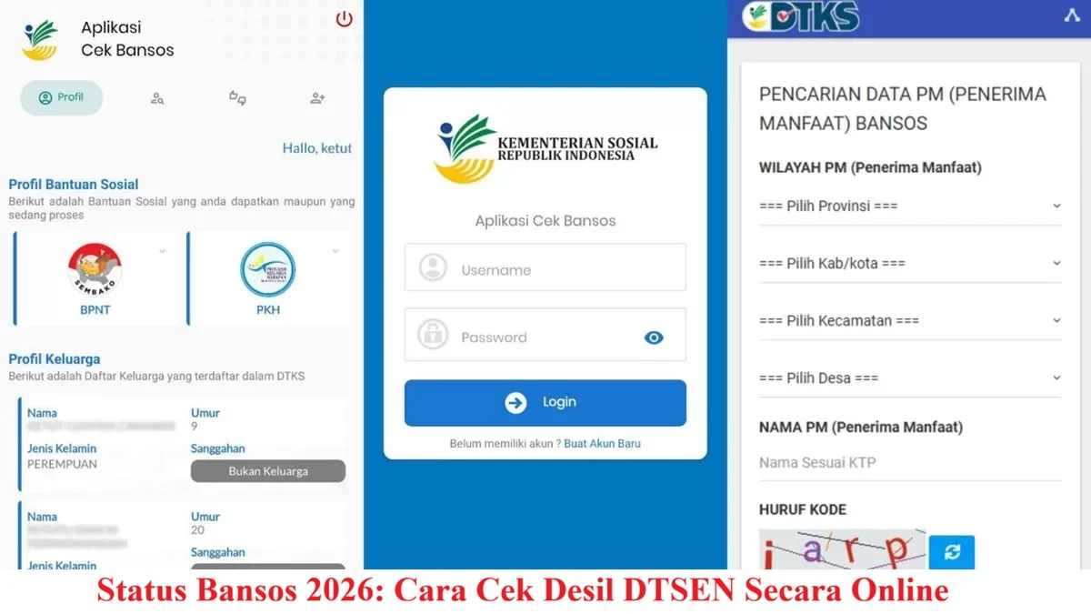 Cara Cek Desil DTSEN 2026 untuk Status Penerima Bansos