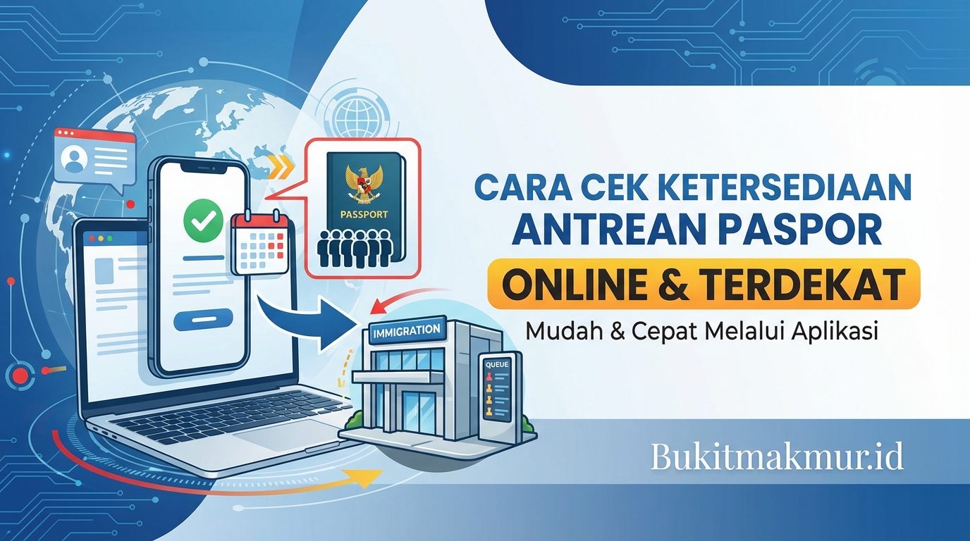 Cara Cek Ketersediaan Antrean Paspor di Imigrasi Terdekat Secara Online