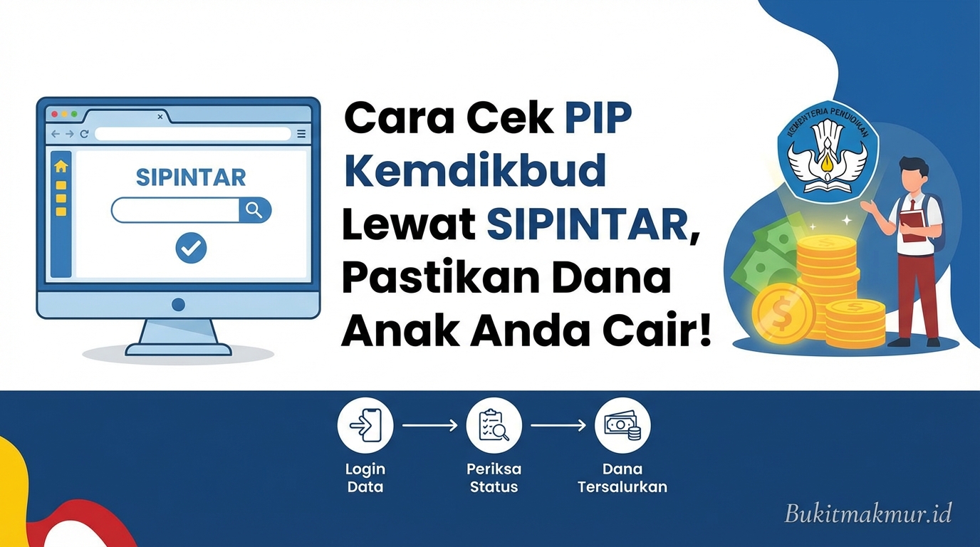 Cara Cek PIP Kemdikbud Lewat SIPINTAR, Pastikan Dana Anak Anda Cair!