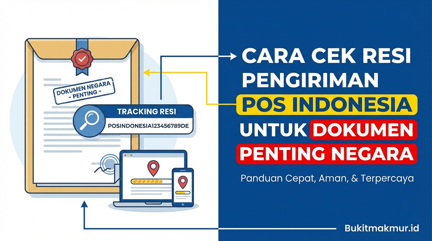 Cara Cek Resi Pengiriman Pos Indonesia untuk Dokumen Penting Negara