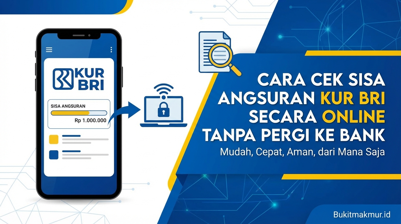 Cara Cek Sisa Angsuran KUR BRI Secara Online Tanpa Pergi ke Bank