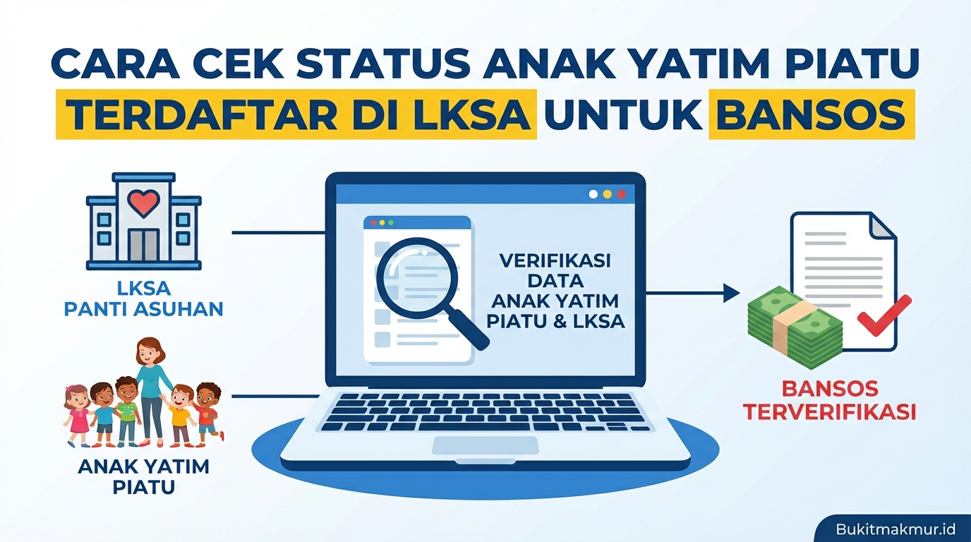 Cara Cek Status Anak Yatim Piatu Terdaftar di LKSA (Panti Asuhan) untuk Bansos