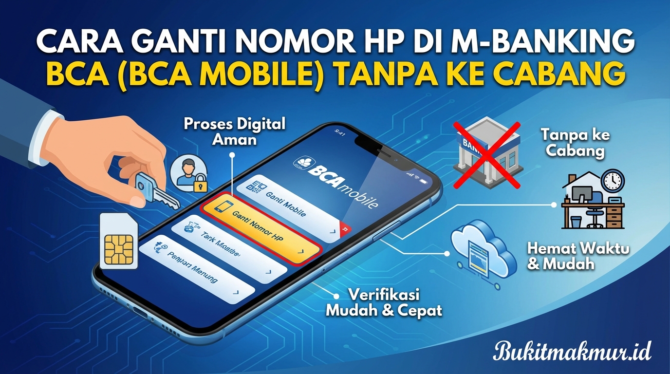 Cara Ganti Nomor HP di M-Banking BCA (BCA Mobile) Tanpa ke Cabang