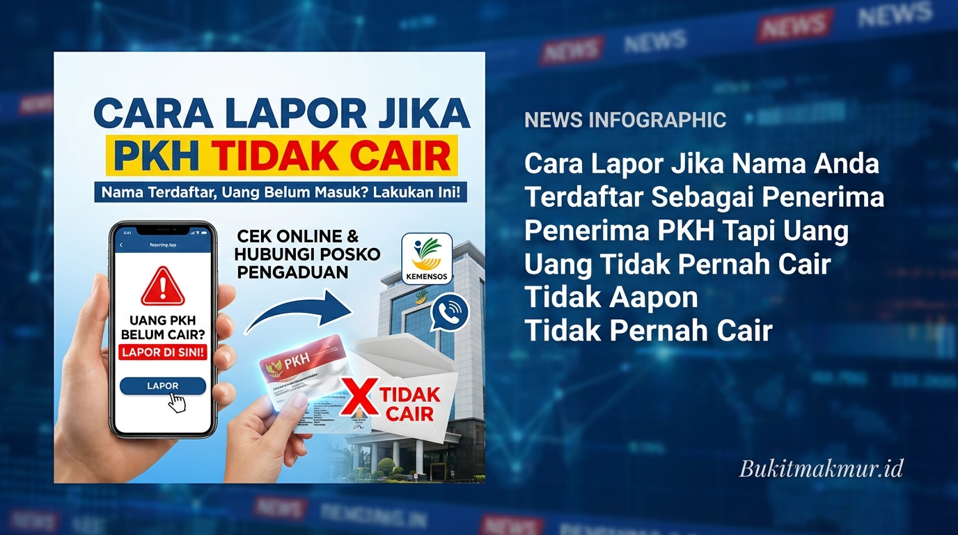 Cara Lapor Jika Nama Anda Terdaftar Sebagai Penerima PKH Tapi Uang Tidak Pernah Cair