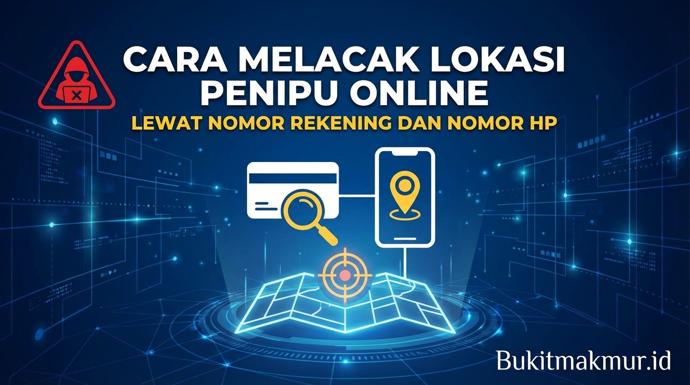 Cara Melacak Lokasi Penipu Online Lewat Nomor Rekening dan Nomor HP