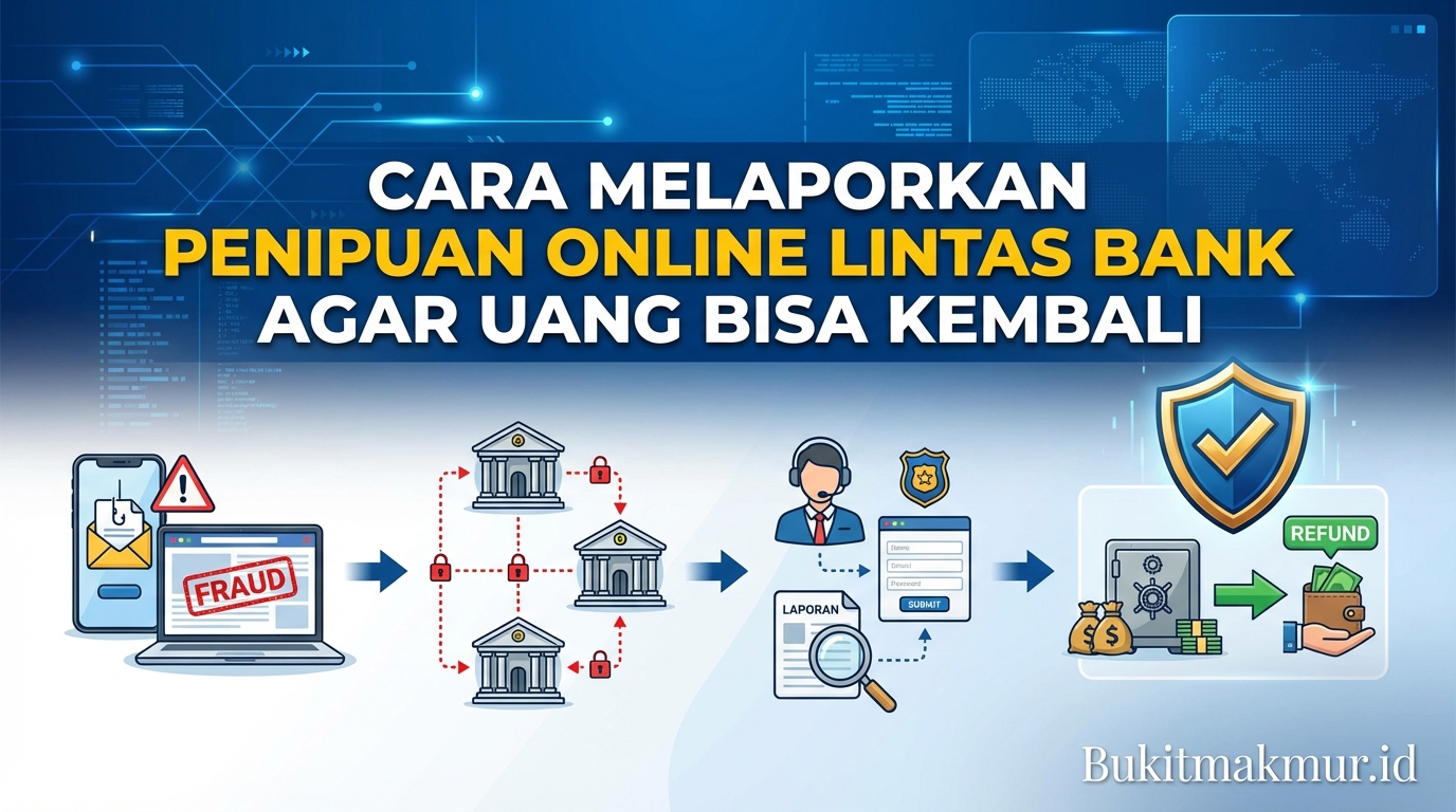 Cara Melaporkan Penipuan Online Lintas Bank Agar Uang Bisa Kembali