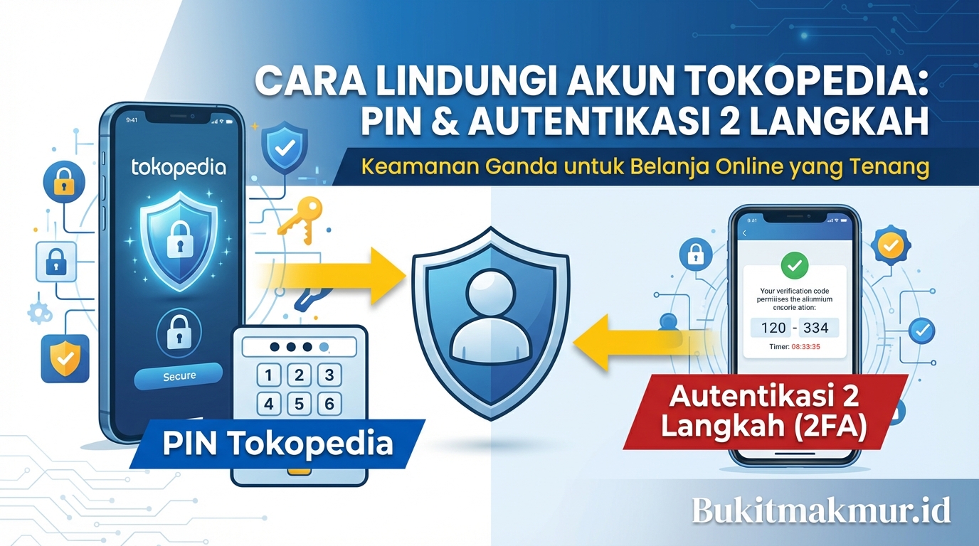 Cara Melindungi Akun Tokopedia Pakai PIN Tokopedia dan Autentikasi 2 Langkah