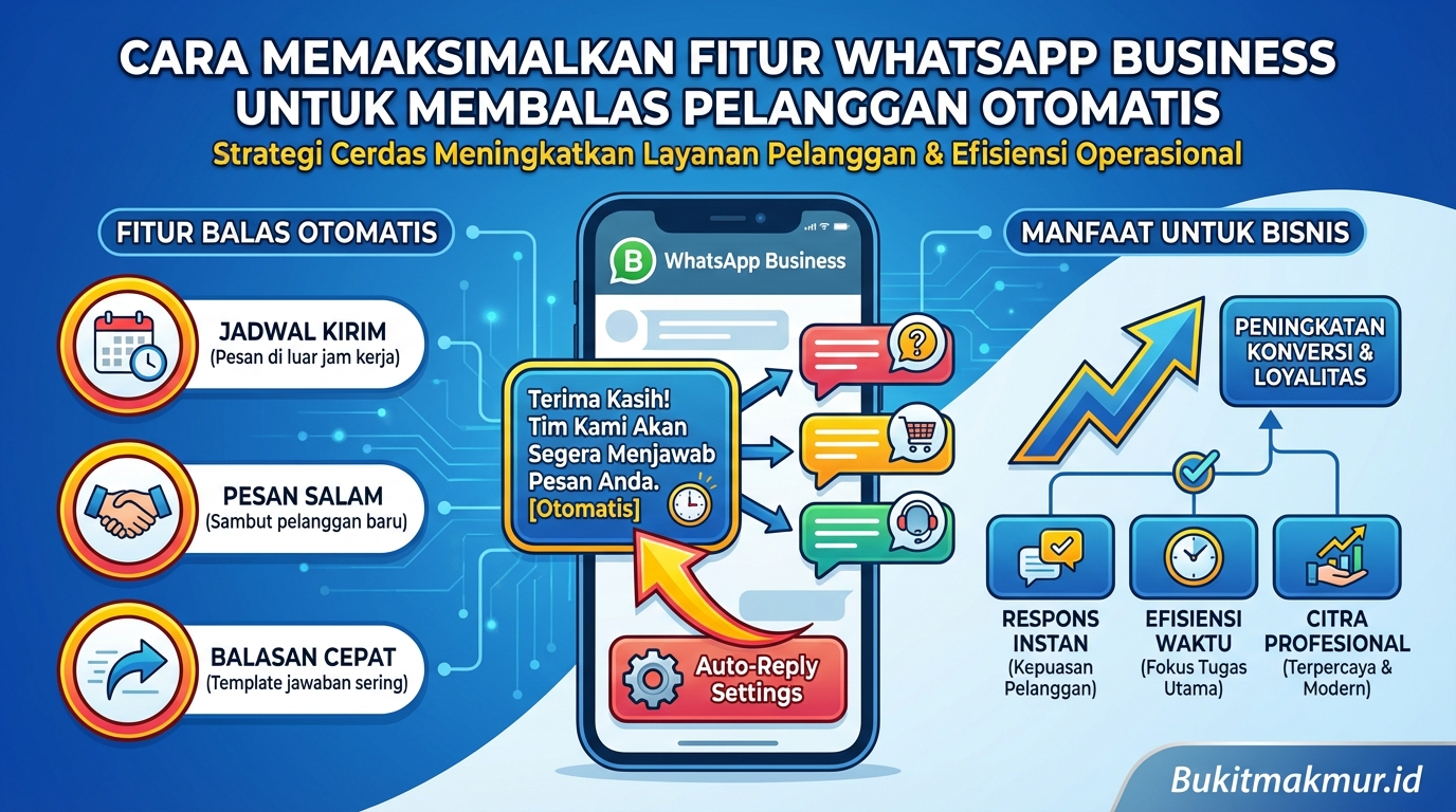 Cara Memaksimalkan Fitur WhatsApp Business untuk Membalas Pelanggan Otomatis