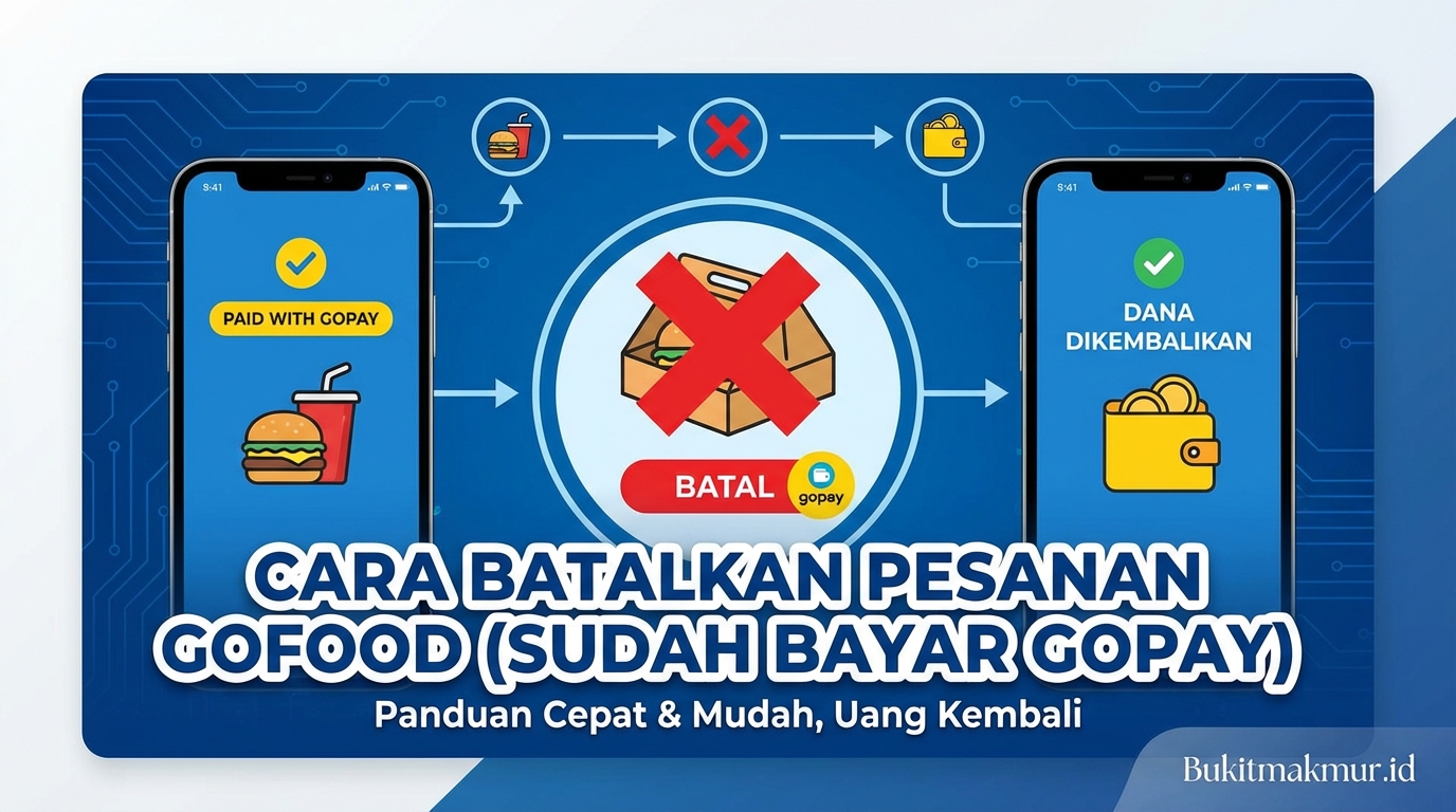 Cara Membatalkan Pesanan GoFood yang Sudah Dibayar Pakai GoPay
