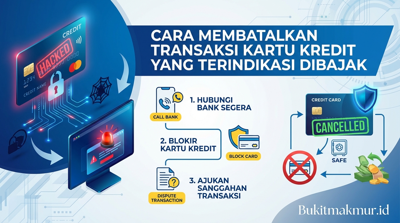 Cara Membatalkan Transaksi Kartu Kredit yang Terindikasi Dibajak