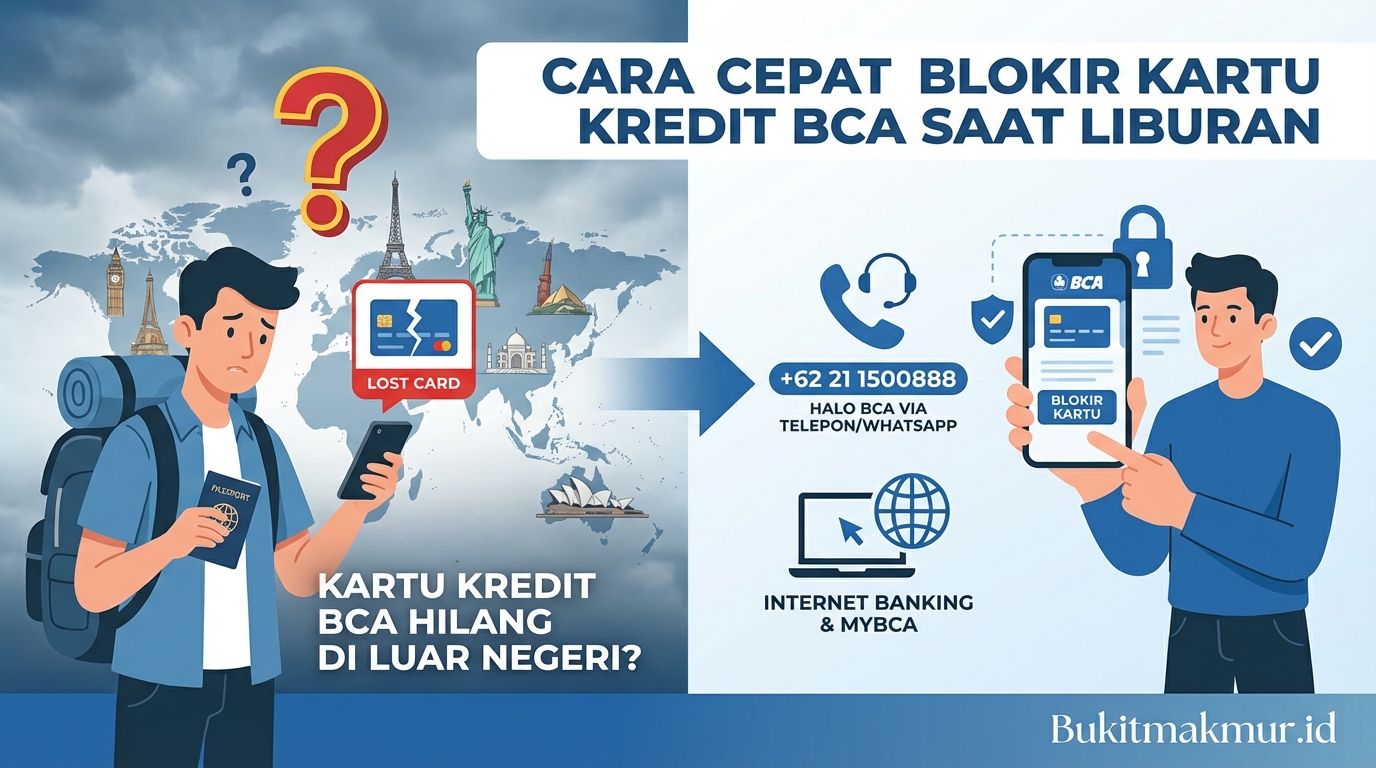 Cara Memblokir Kartu Kredit BCA yang Hilang Saat Liburan ke Luar Negeri