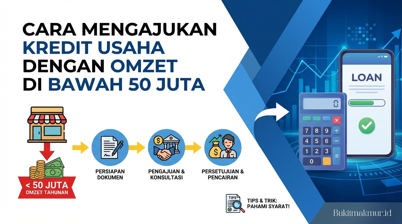 Cara Mengajukan Kredit Usaha dengan Omzet di Bawah 50 Juta