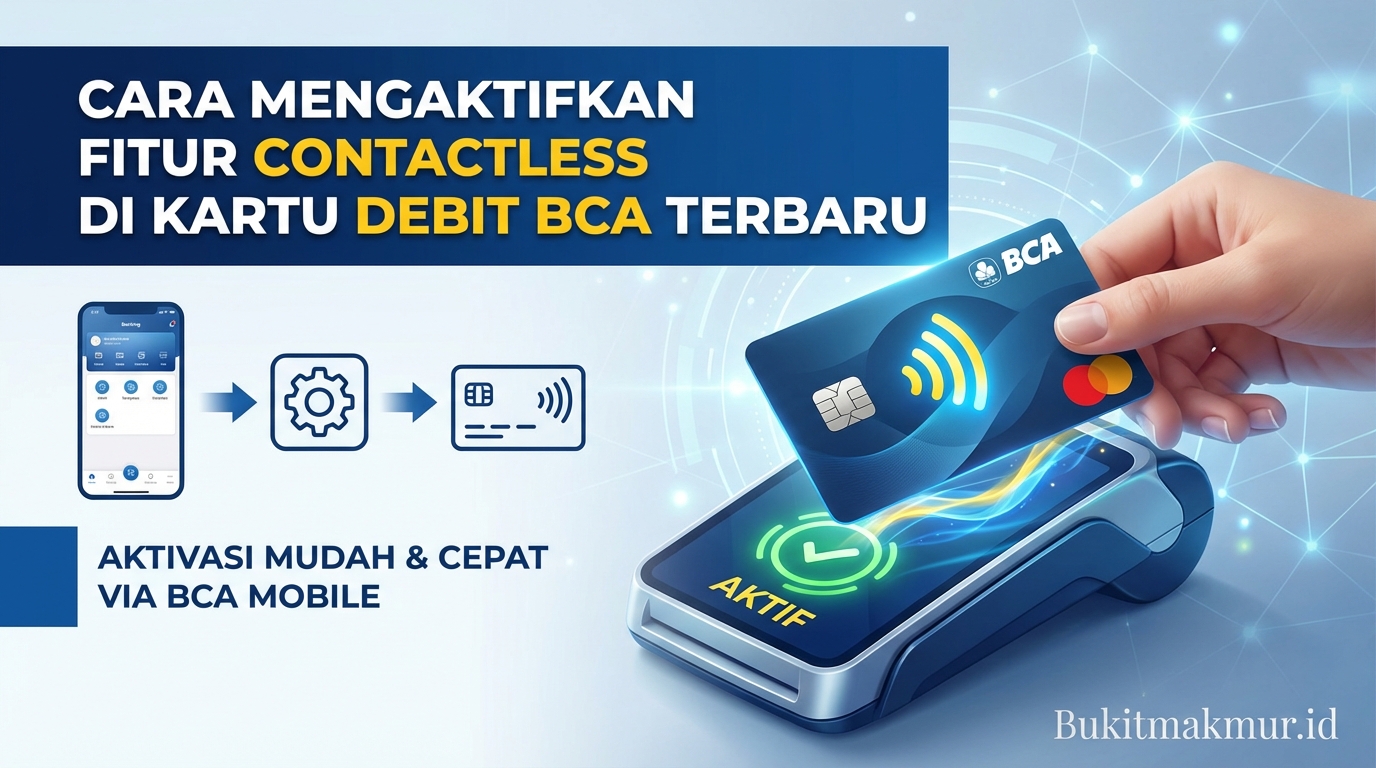 Cara Mengaktifkan Fitur Contactless di Kartu Debit BCA Terbaru