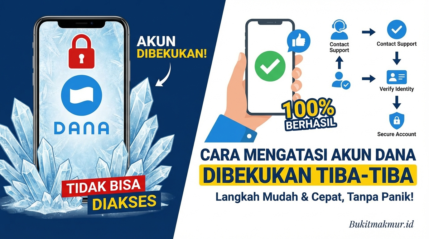 Cara Mengatasi Akun DANA Dibekukan Tiba-tiba, 100% Berhasil!