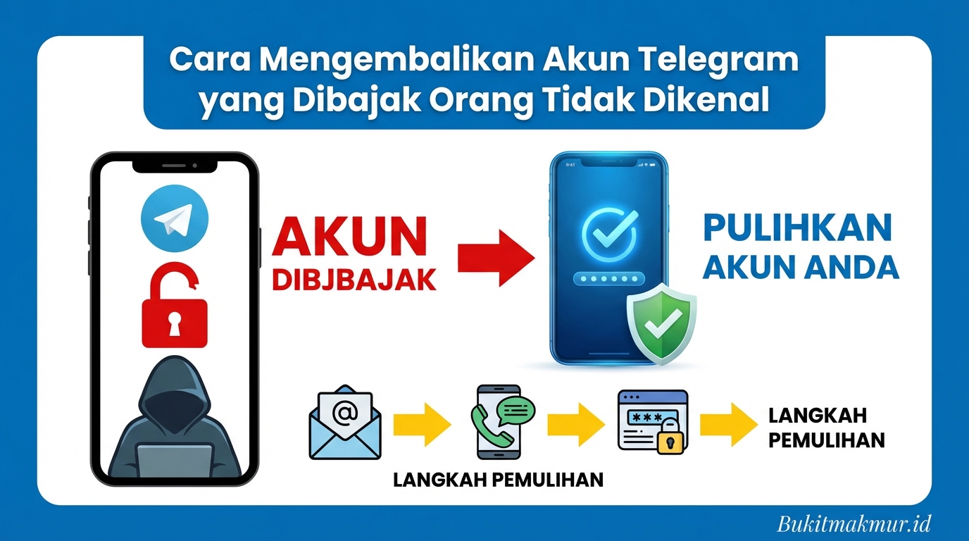 Cara Mengembalikan Akun Telegram yang Dibajak Orang Tidak Dikenal