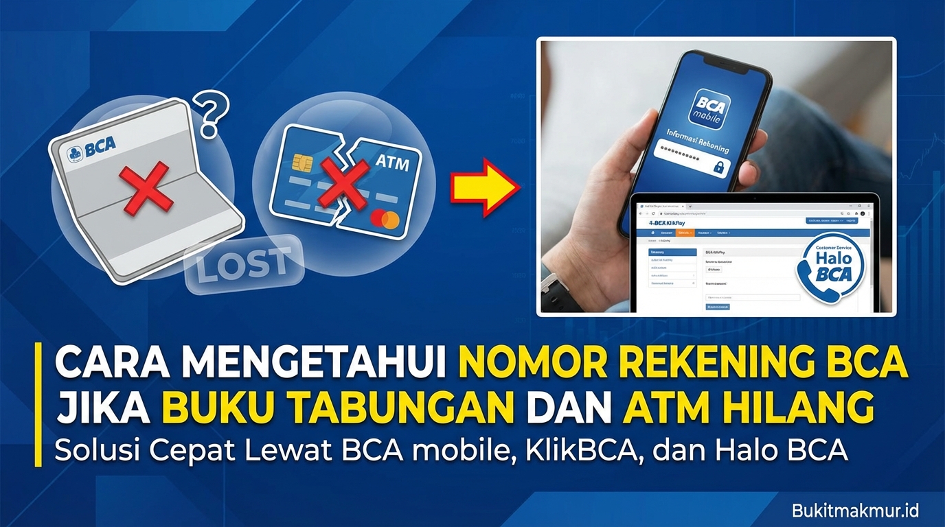 Cara Mengetahui Nomor Rekening BCA Jika Buku Tabungan dan ATM Hilang