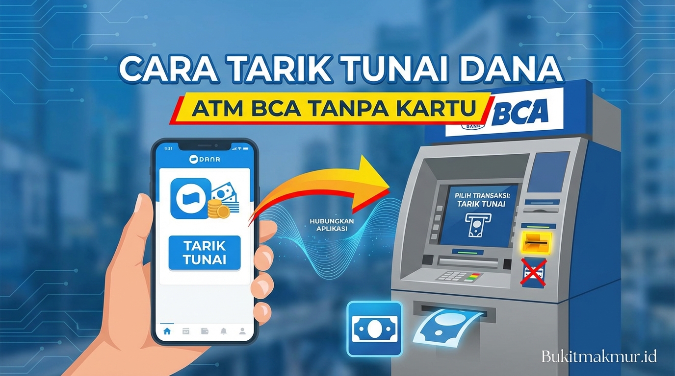 Cara Menggunakan Fitur Tarik Tunai DANA di ATM BCA Tanpa Kartu