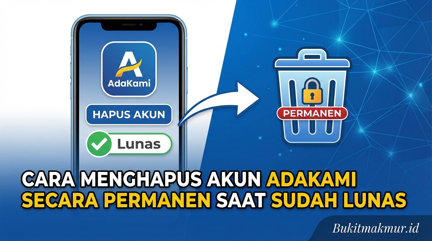 Cara Menghapus Akun AdaKami Secara Permanen Saat Sudah Lunas