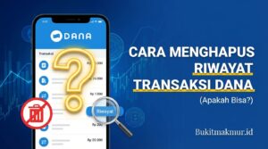 Cara Menghapus Riwayat Transaksi di Aplikasi DANA (Apakah Bisa?)