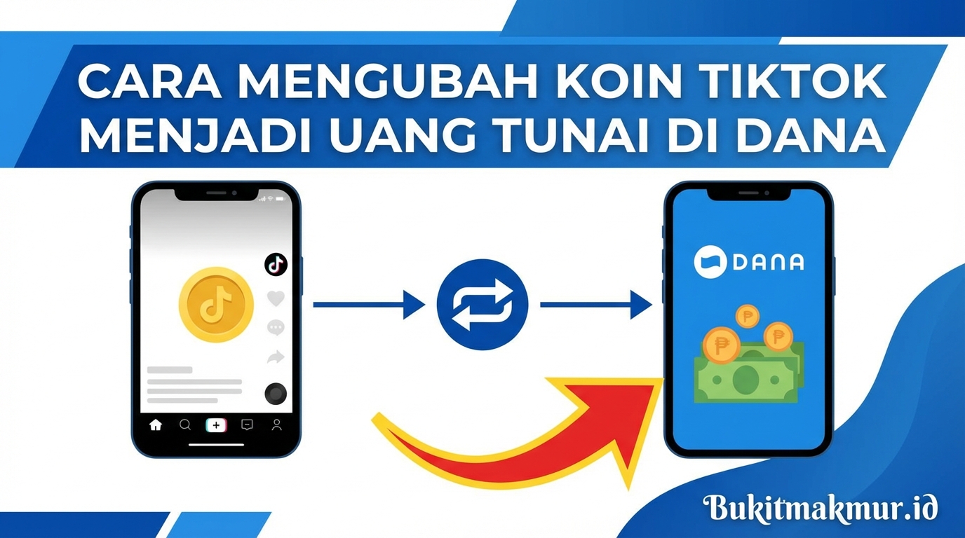 Cara Mengubah Koin TikTok Menjadi Uang Tunai di DANA
