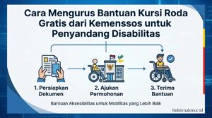 Cara Mengurus Bantuan Kursi Roda Gratis dari Kemensos untuk Penyandang Disabilitas
