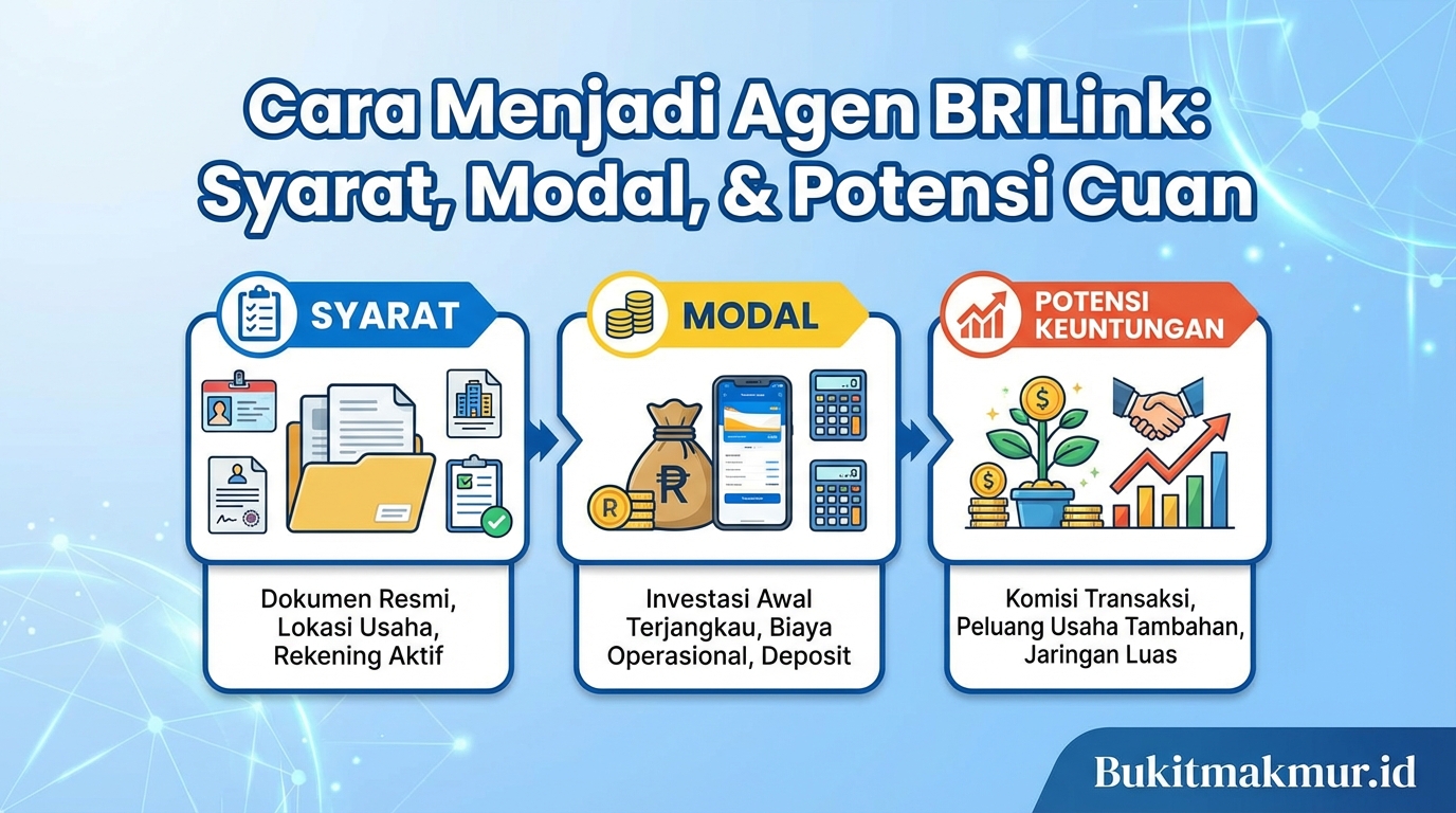 Cara Menjadi Agen BRILink: Syarat, Modal, dan Potensi Keuntungannya