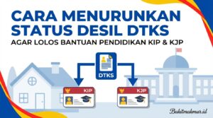 Cara Menurunkan Status Desil DTKS Agar Lolos Bantuan Pendidikan KIP dan KJP