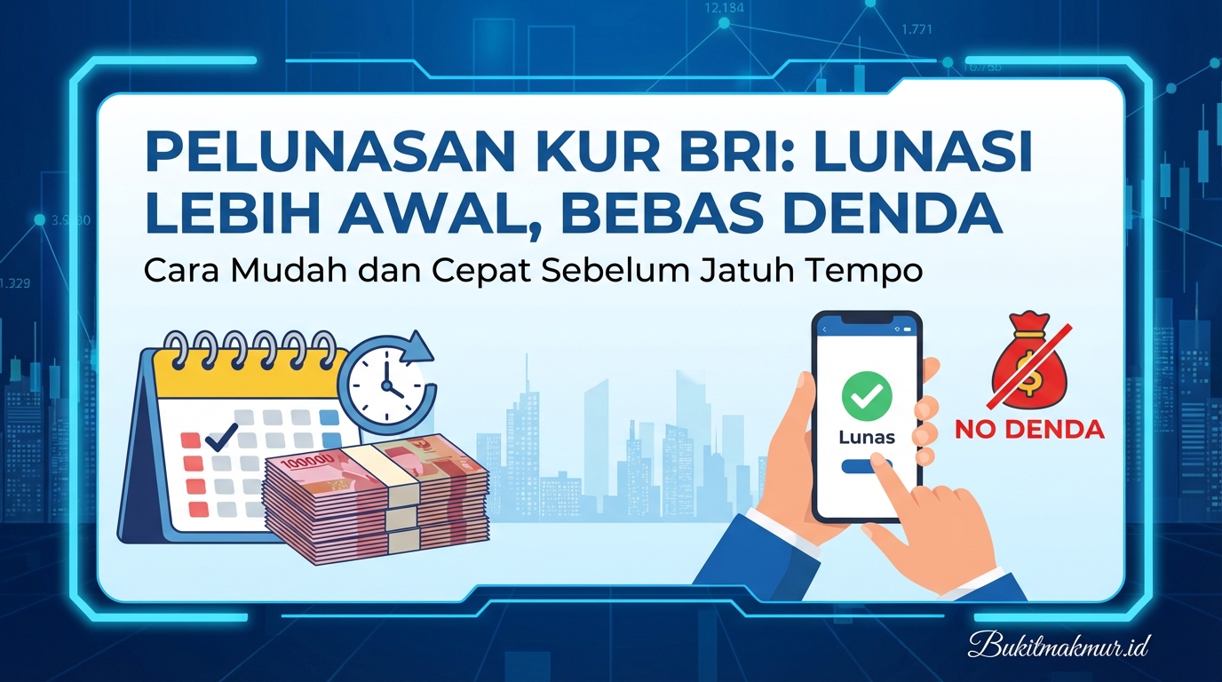 Cara Pelunasan KUR BRI Sebelum Jatuh Tempo Tanpa Denda