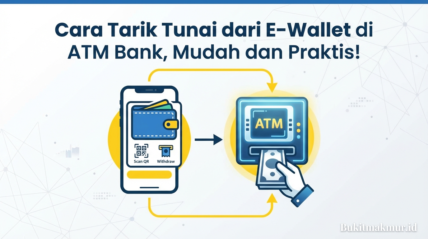 Cara Tarik Tunai dari E-Wallet di ATM Bank, Mudah dan Praktis!