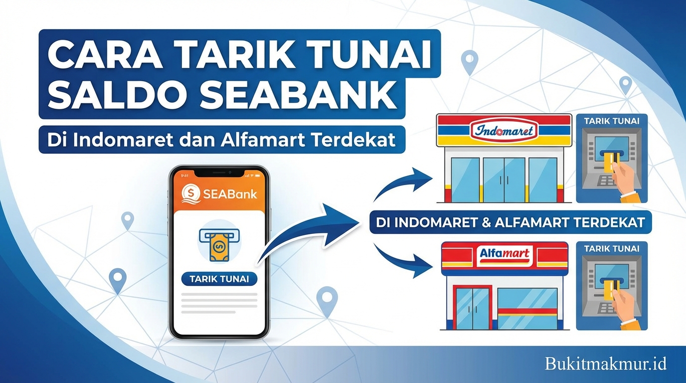 Cara Tarik Tunai Saldo SeaBank di Indomaret dan Alfamart Terdekat