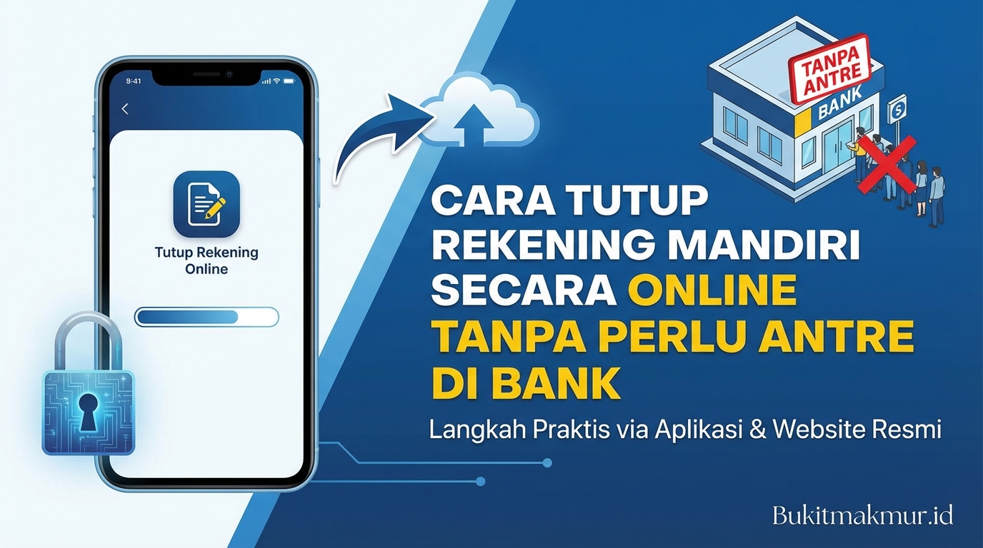 Cara Tutup Rekening Mandiri Secara Online Tanpa Perlu Antre di Bank