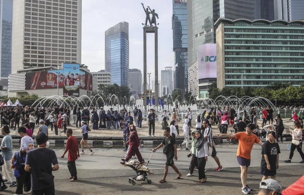 CFD Jakarta 2026 Perdana Usai Lebaran, Bundaran HI Ramai Pengunjung