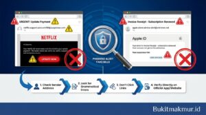 Ciri-ciri Email Tagihan Palsu dari Netflix atau Apple ID (Phishing)