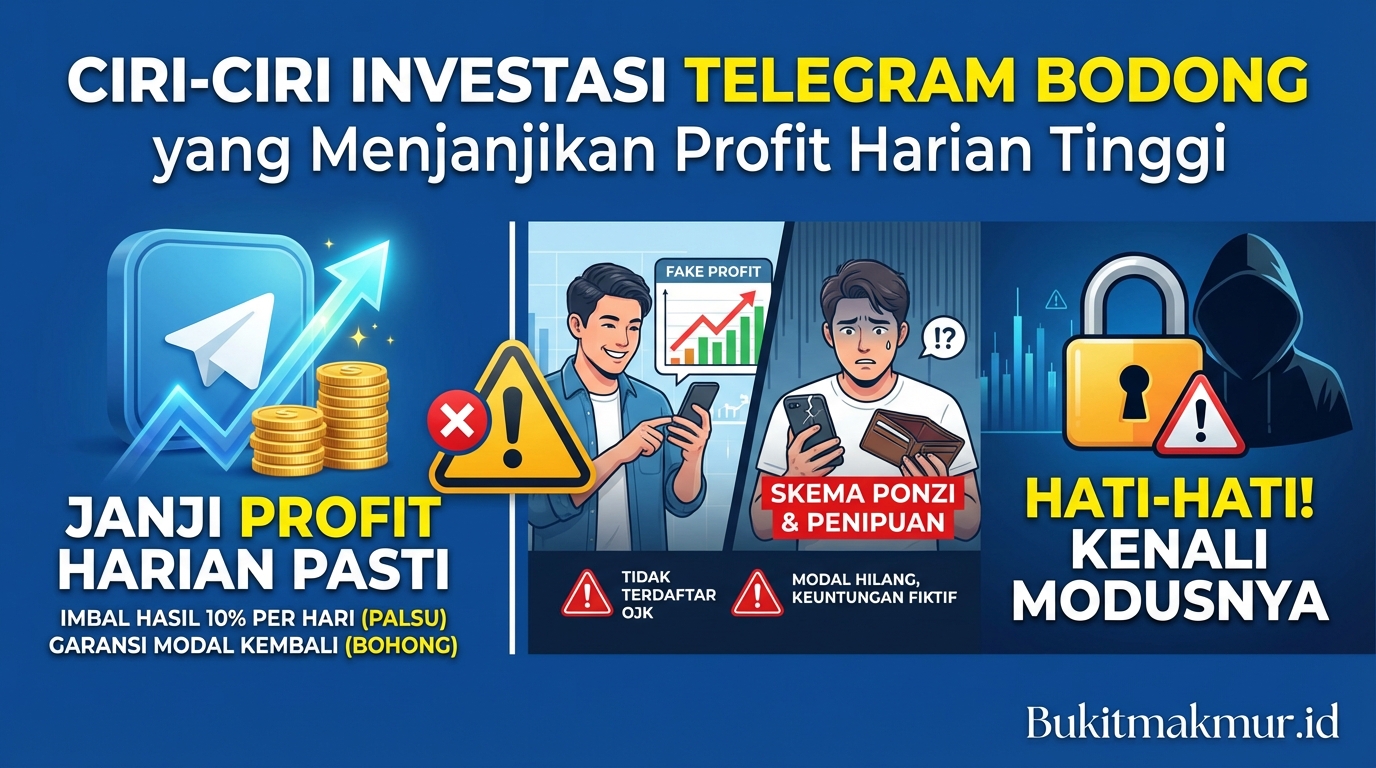 Ciri-ciri Investasi Telegram Bodong yang Menjanjikan Profit Harian Tinggi