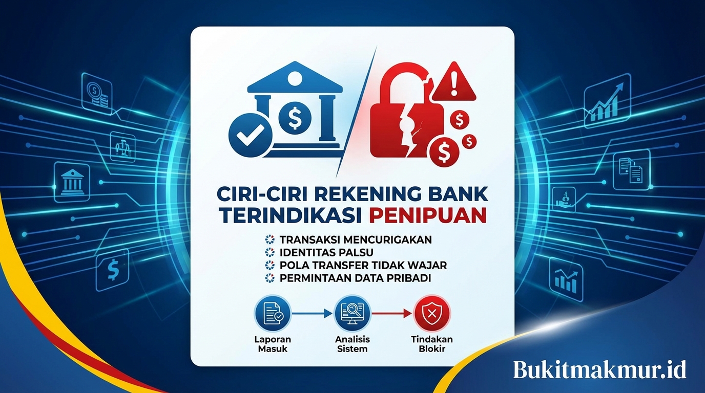 Ciri-ciri Rekening Bank yang Terindikasi Digunakan untuk Penipuan