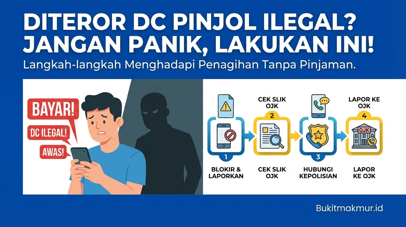 Diteror Debt Collector Pinjol Ilegal Padahal Tidak Meminjam? Lakukan Ini!