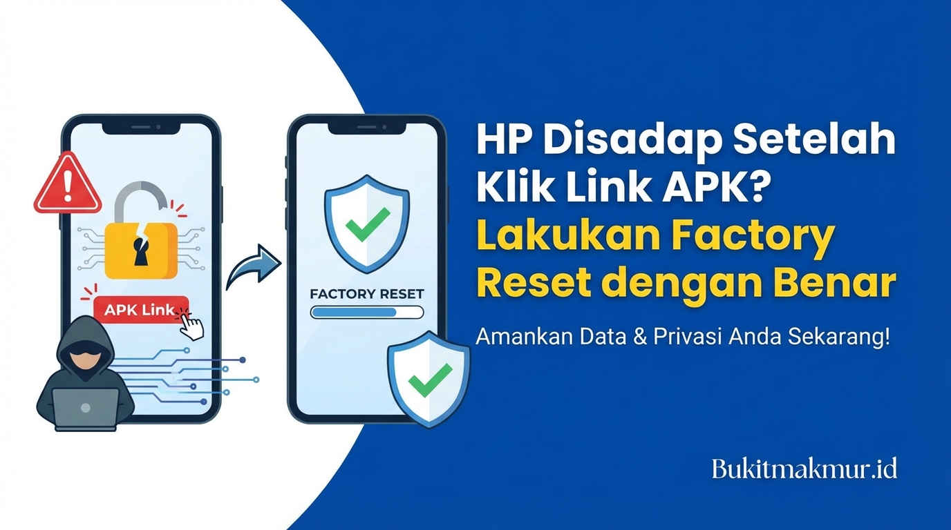 HP Disadap Setelah Klik Link APK? Lakukan Factory Reset dengan Benar