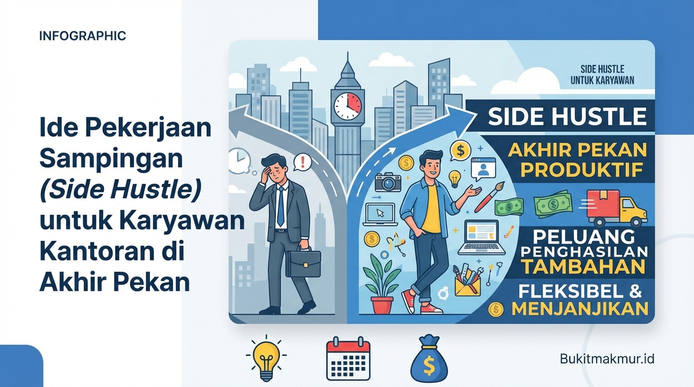 Ide Pekerjaan Sampingan (Side Hustle) untuk Karyawan Kantoran di Akhir Pekan