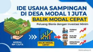 Ide Usaha Sampingan di Desa dengan Modal 1 Juta Balik Modal Cepat