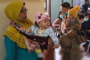 Vaksin Campak Cegah Penyebaran di Bali